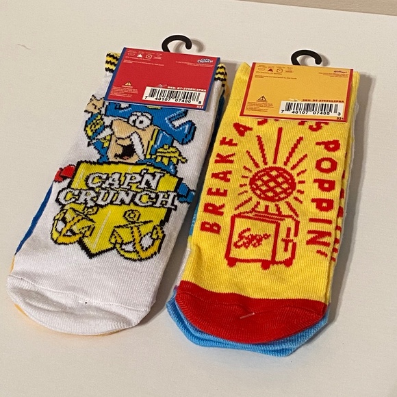 Breakfast Themed Men’s Socks Size 6-12 - Picture 3 of 4